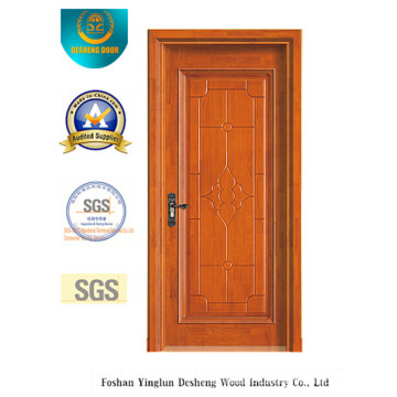 Simplified Chinese Style MDF Door for Interior with Yellow Color (xcl-004)